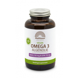 Vegan Omega-3 Algenolie - DHA 210mg & EPA 70mg - 120 capsules