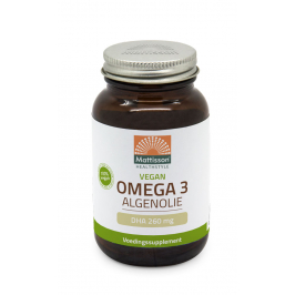 Vegan Omega-3 Algenolie - DHA 260mg - 60 capsules