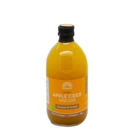 Biologische Apple Cider Vinegar (appelazijn) - Kaneel & Kurkuma - 500 ml