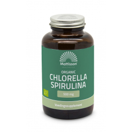 Biologische Chlorella Spirulina 500mg - 240 tabletten