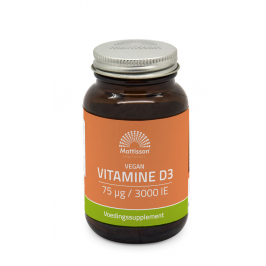 Vegan vitamine D3 - 75 mcg/3000 IE – 60 capsules 