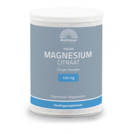 Magnesium Citraat poeder - 15% elementair Magnesium - 150 g