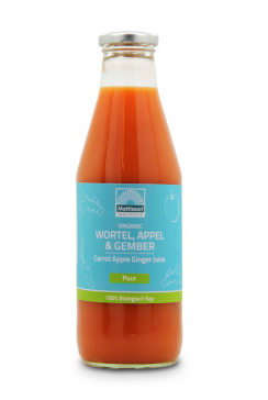 Biologische Wortel-Appel-Gembersap - 750 ml