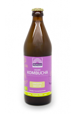 Biologische Kombucha - Gember & Matcha - 500 ml