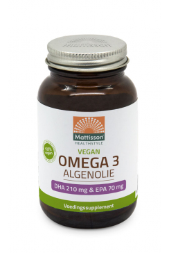 Vegan Omega-3 Algenolie - DHA 210mg & EPA 70mg - 60 capsules