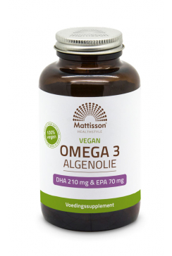 Vegan Omega-3 Algenolie - DHA 210mg & EPA 70mg - 120 capsules