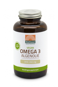 Vegan Omega-3 Algenolie - DHA 260mg - 120 capsules