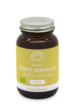 Biologische Zwarte Komijn olie 500mg - 90 capsules