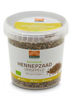 Biologisch Hennepzaad ongepeld - 400 g