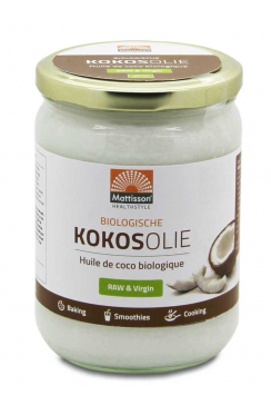 Biologische Kokosolie - Extra Virgin - 500 ml