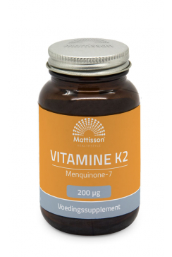 Vitamine K2 MK7 Menaquinone - 200 mcg - 60 tabletten