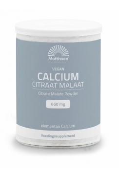 Vegan Calcium Citraat Malaat poeder - 125 gram