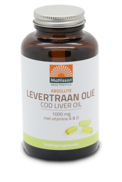 Levertraan Olie 1000mg - 120 capsules