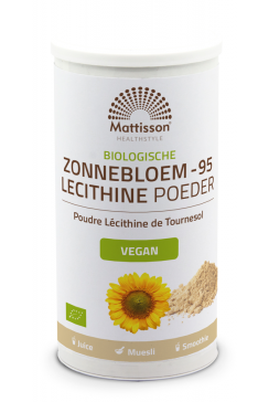 Biologische Zonnebloem Lecithine-95 poeder - 180 g