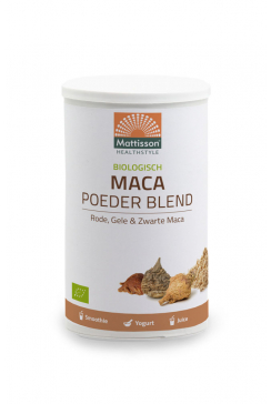 Biologische Maca Blend - rood, geel & zwart - 300 g