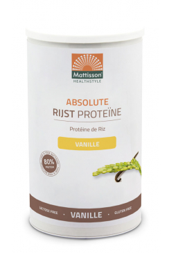 Rijst Proteïne poeder 80% - Vanille -  500 g