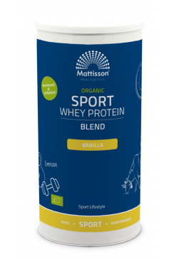 Biologische Sport Wei Proteïne Blend 63% - Vanille - 450 g