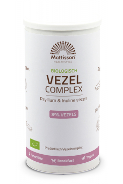 Biologisch Vezel Complex - Psyllium & Inuline - 275 gram