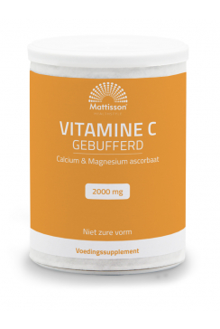 Vitamine C Gebufferd 2000 mg - Calcium- & Magnesium ascorbaat - 250 g