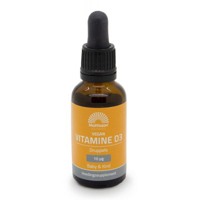 Vegan Vitamine D3 - Baby & Kind - 10 mcg - 25ml