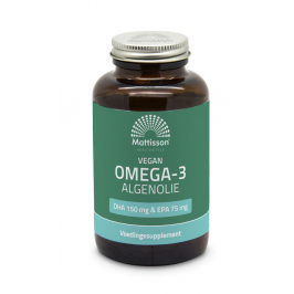 Vegan Omega-3 Algenolie - DHA 150mg & EPA 75mg - 120 capsules