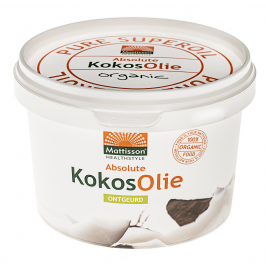 Biologische Kokosolie - Ontgeurd - 500 ml
