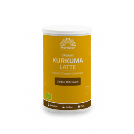 Biologische Kurkuma Latte - Gezoet - 175 g