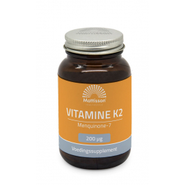 Vitamine K2 MK7 Menaquinone - 200 mcg - 60 tabletten