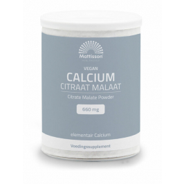 Vegan Calcium Citraat Malaat poeder - 125 gram