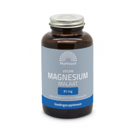 Magnesium Malaat 81 mg - 11,5% elementair magnesium - 90 capsules