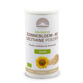 Biologische Zonnebloem Lecithine-95 poeder - 180 g