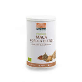 Biologische Maca Blend - rood, geel & zwart - 300 g