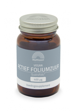 Actief foliumzuur - vitamine B11 - 60 capsules