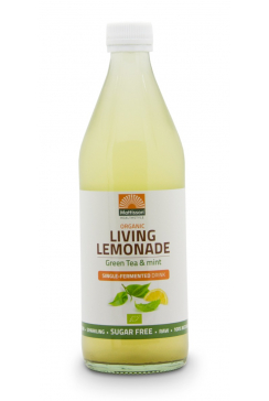 Biologische Living Lemonade - Groene thee & Munt - 500 ml