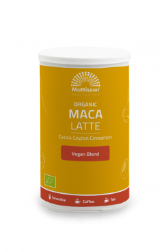 Biologische Maca Latte - Cacao & Ceylon kaneel - 160 g