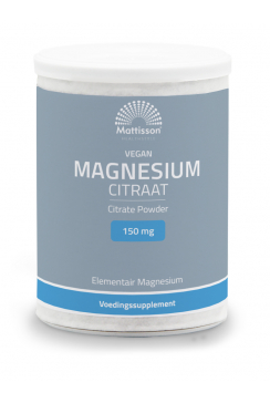 Magnesium Citraat poeder - 15% elementair Magnesium - 150 g