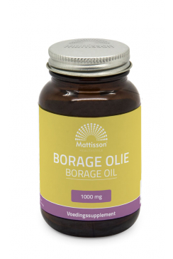 Borage Olie met vitamine E & GLA - 1000mg - 60 capsules