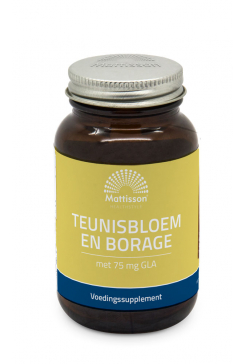 Teunisbloem en Borage olie - met 75 mg GLA - 60 capsules