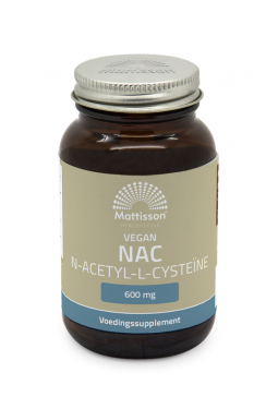 Vegan N-Acetyl-L-Cysteïne (NAC) 600 mg - 60 capsules
