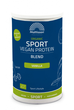 Biologische Sport Vegan Proteïne Blend - Vanille - 500 g