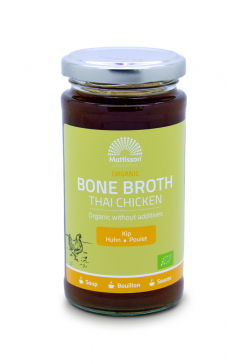 Biologische Thai Chicken Bone Broth - 240 ml