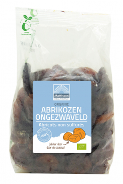 Biologische Abrikozen - Ongezwaveld - 500 g