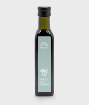 Biologische omega 3-6-9 olie vegan, plantaardige vetzuren.