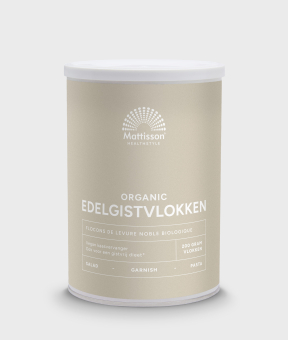 Biologische edelgistvlokken 200 g, bron van vitamine B en eiwitten.