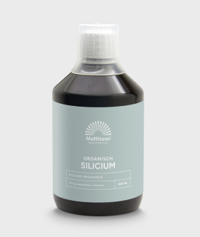 Organisch silicium 500 ml, ondersteunt bindweefsel en huidelasticiteit.