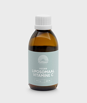 Aquasomer liposomaal vitamine C 1000 mg, met verbeterde opname via liposomen.