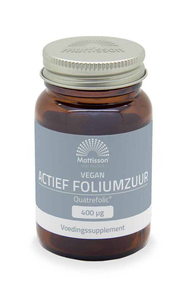 Image of Actief foliumzuur - vitamine B11 - 60 tabletten